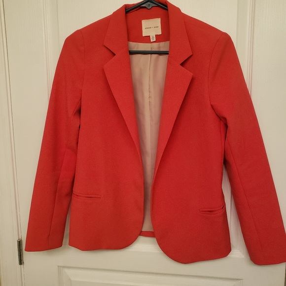 Silence + Noise Women's Red Pink Blazer Size XS